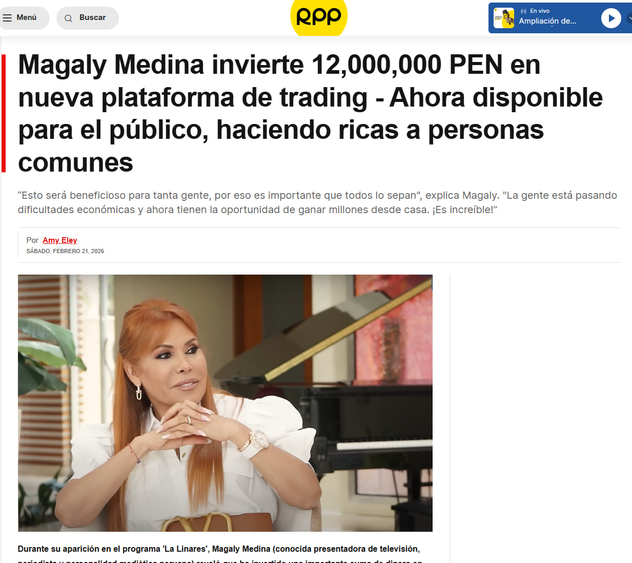 Новостной портал с аудиофункционалом